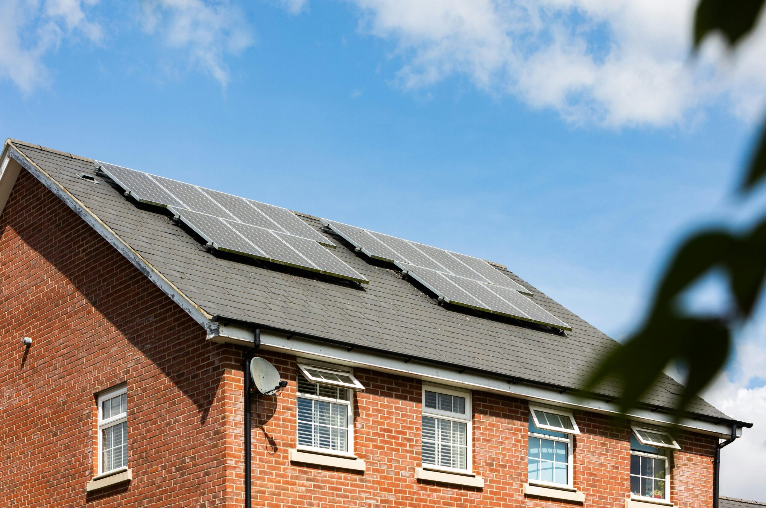 Solar Panels ona house roof Free Solar Panels